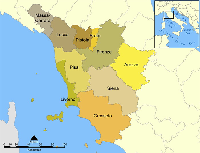 tuscan provinces