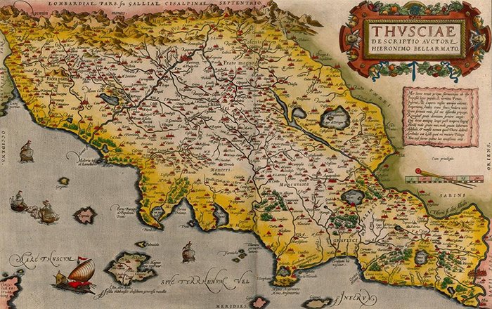 map of tuscany